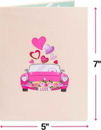 Road to Love Pop Up Card - 5" x 7" by Paper Love