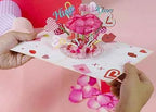 XOXO Hugs & Kisses Pop-Up Valentine’s Day Pop Up Card by Paper Love