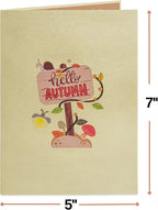 Fall Gnome Pop Up Card by Paper Love