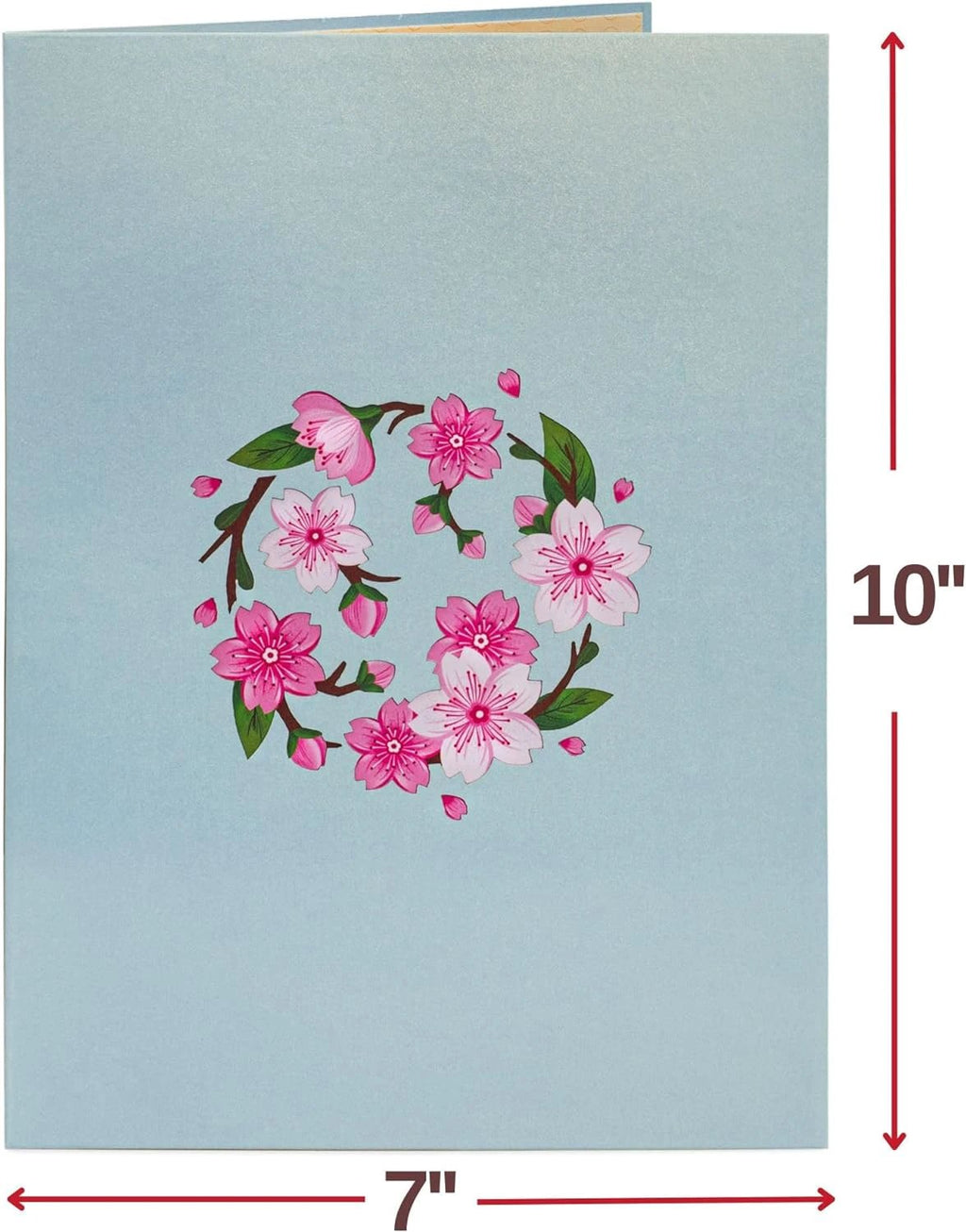 Cherry Blossom Oversized Pop Up Card with Keepsake by Paper Love