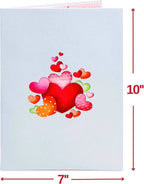 Heart Tree Oversized Pop Up Card with Keepsake by Paper Love