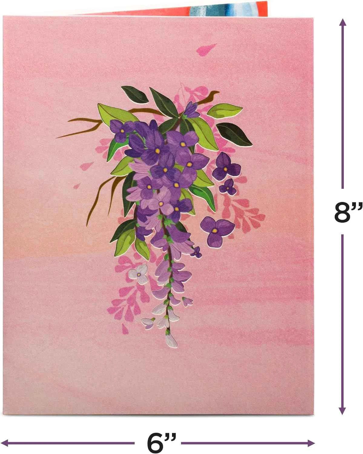 Wisteria Pop Up Card - Frndly by Paper Love
