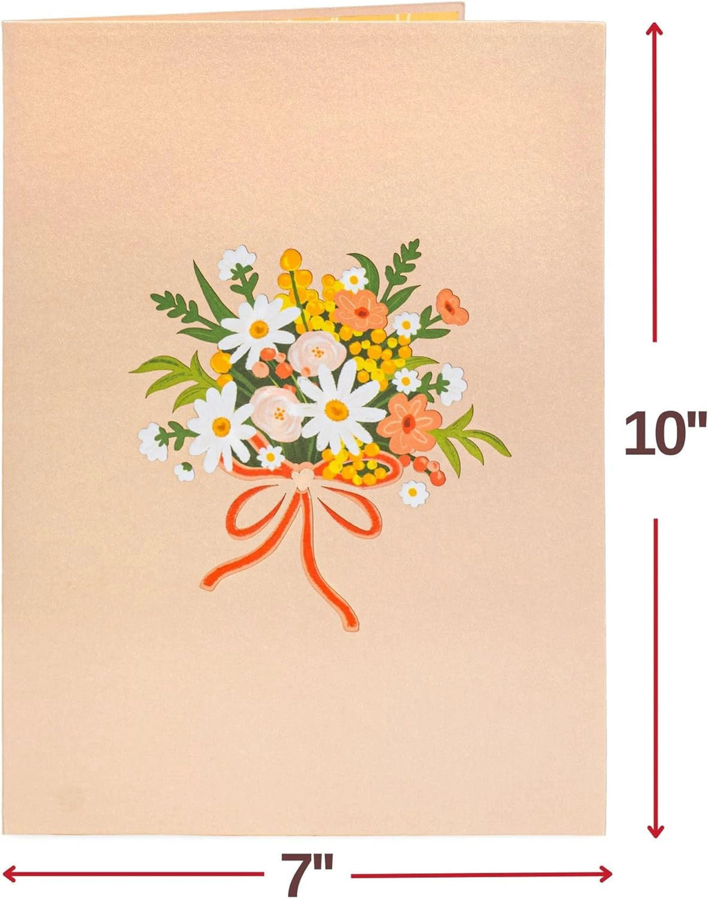 Daisy Delight Oversized Pop Up Card with Keepsake by Paper Love
