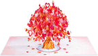 Heart Tree Oversized Pop Up Card with Keepsake by Paper Love
