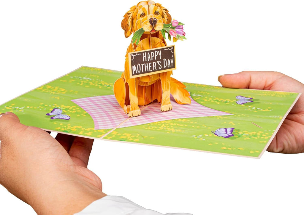 Happy Mother's Day Dog Pop Up Card - 5" x 7" by Paper Love