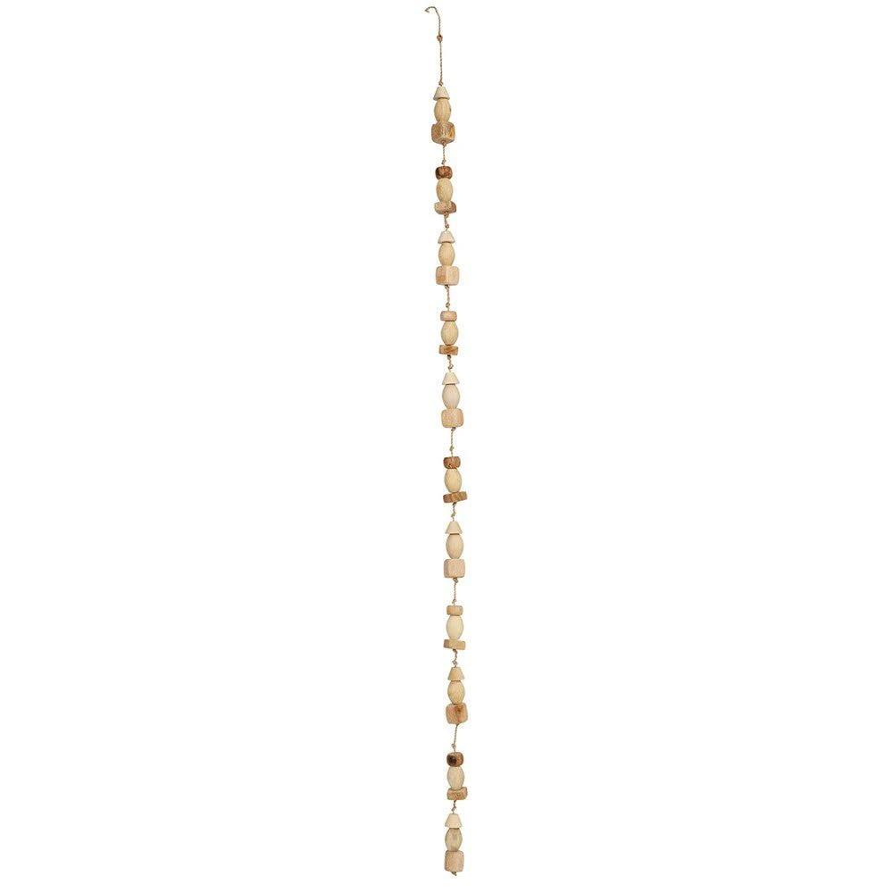72" Mango Wood Bead Garland by White Cliff Studio