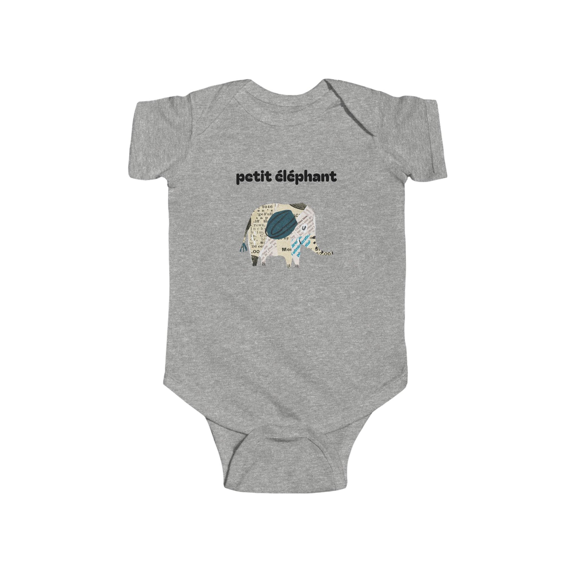 Petit éléphant Infant Fine Jersey Bodysuit