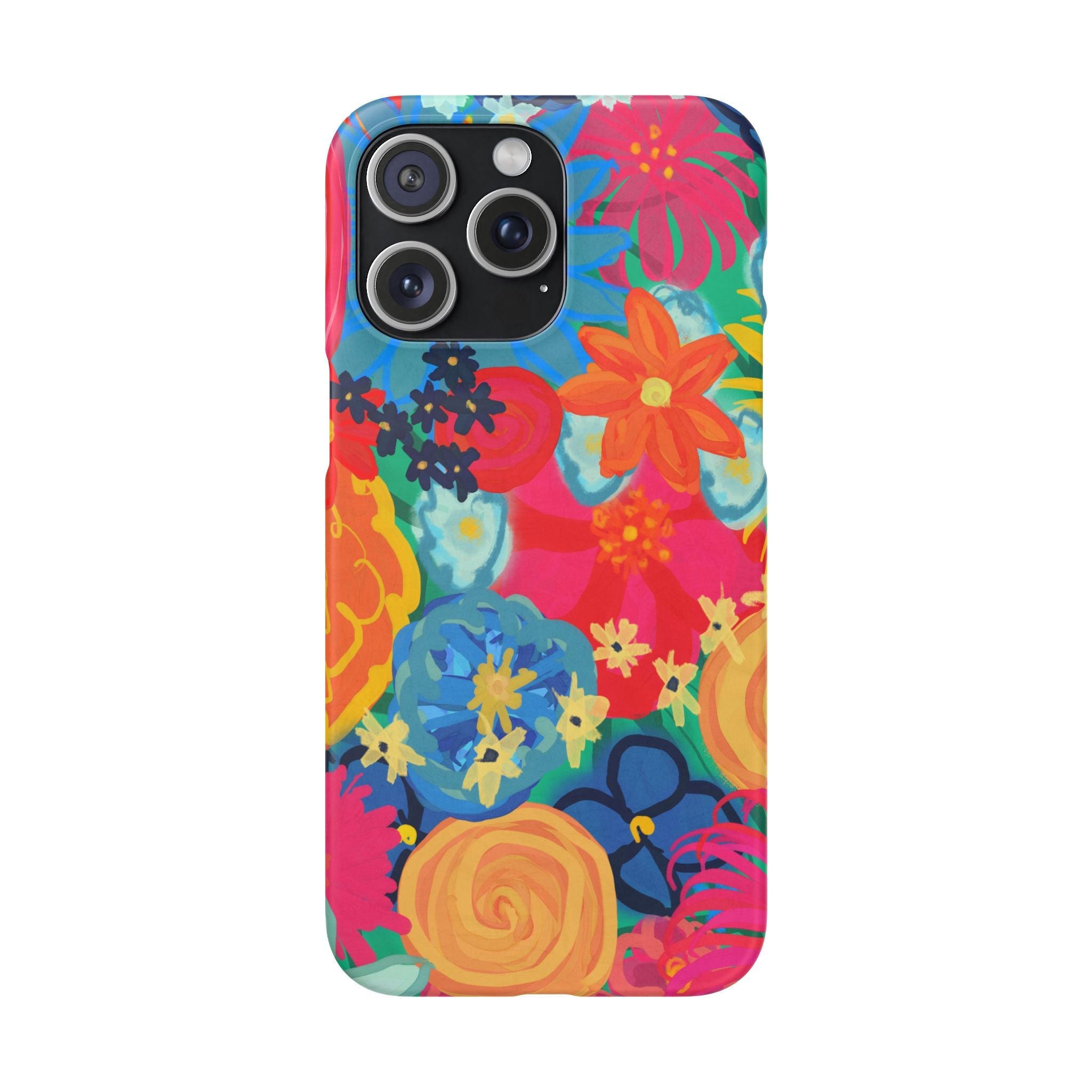 Bespattered Facade Bold Florals Snap Case