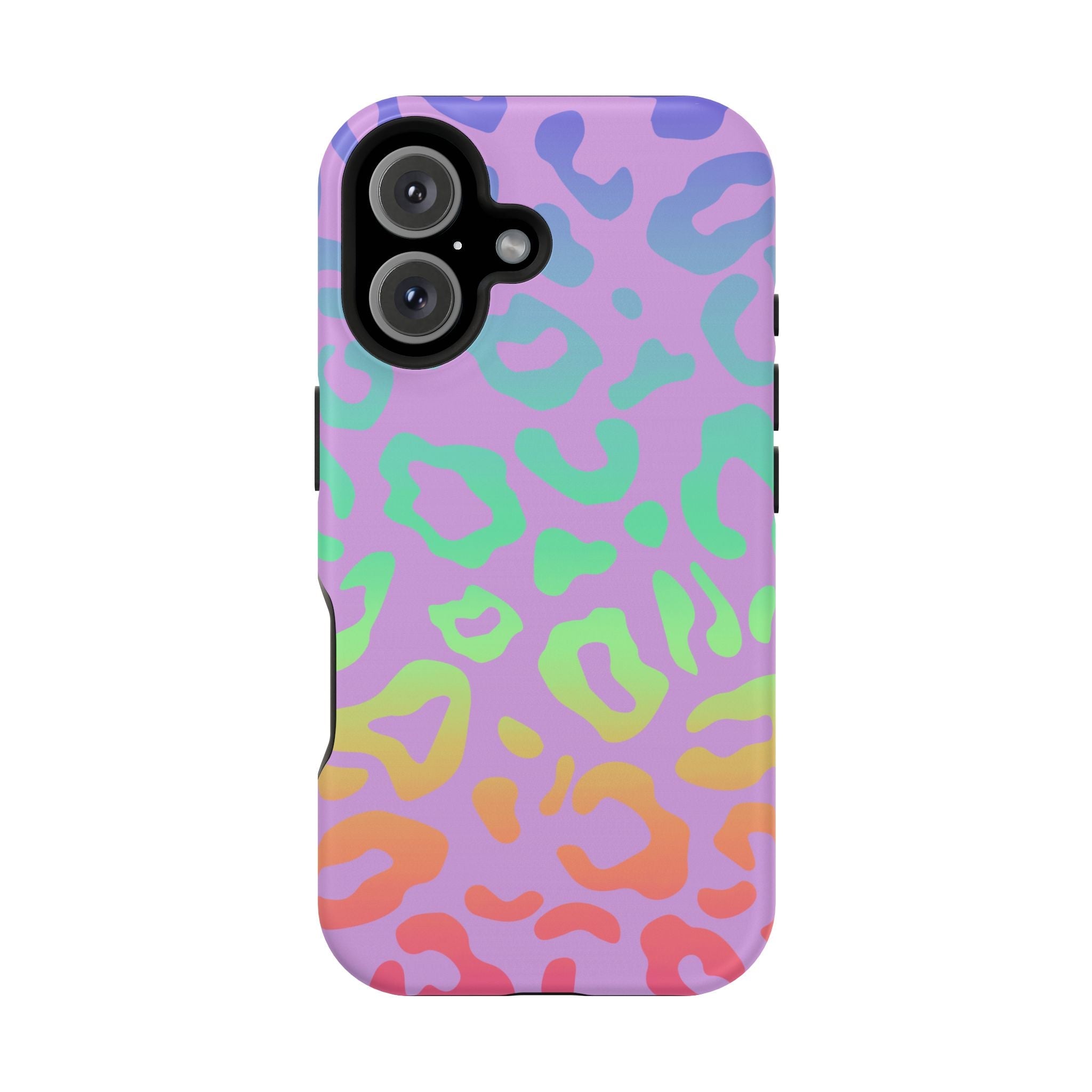 Bespattered Facade Rainbow Leopard Impact-Resistant Case