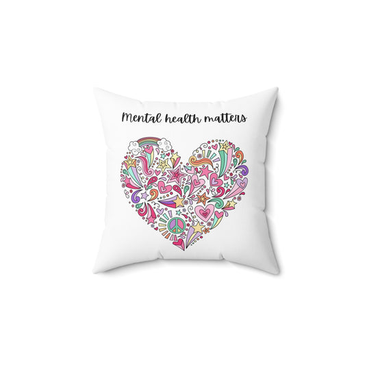 Mental Health Matters Pillow