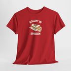 Rollin' in Stollen Tee, German Christmas Bread Holiday Shirt