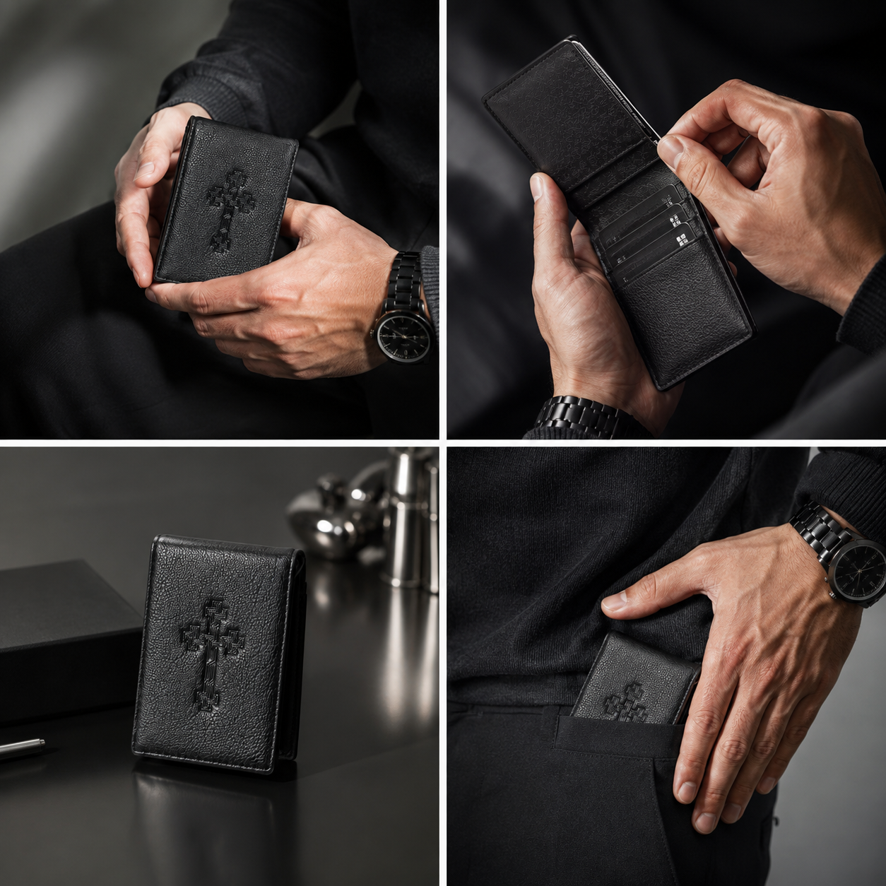 Cross- Khatchkar Men wallet