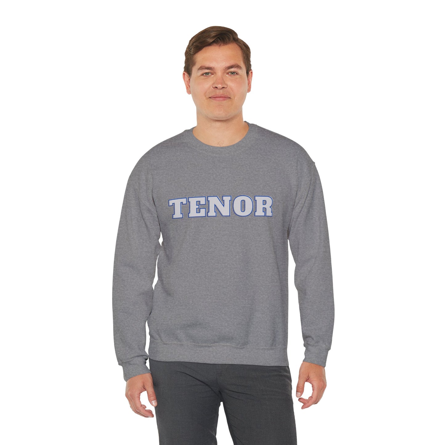 Sweat-shirt ras du cou avec chanteur ténor