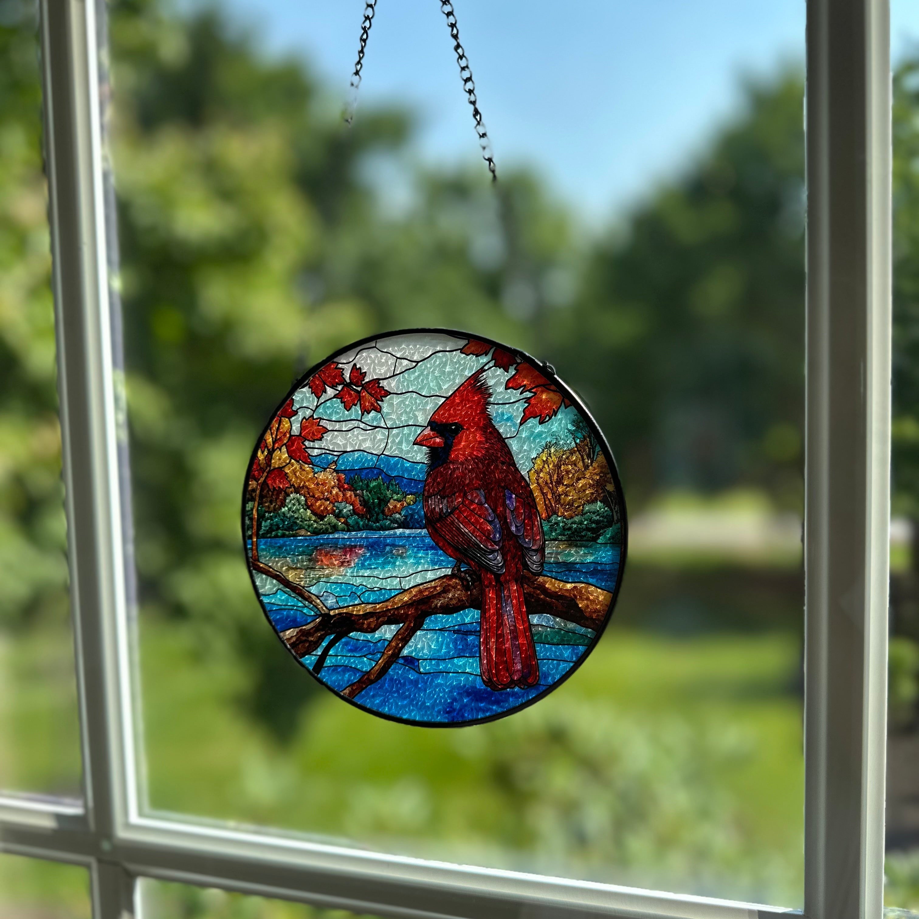 Lakeside Cardinal Suncatcher