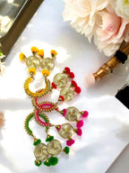 Adjustable Designer Bangles with Spiral Design, Set of 4 (Assorted)