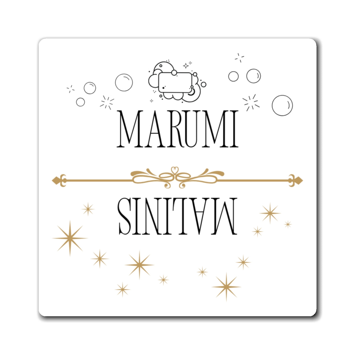 Marumi Malinis Filipino Dirty Clean Dishwasher Magnet