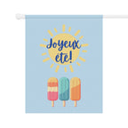 Joyeux été Summer Garden Banner by Printify
