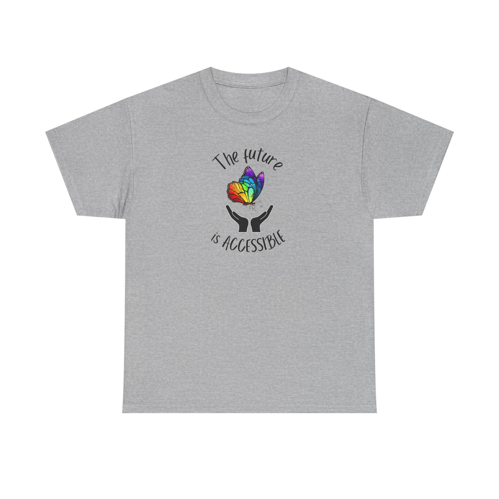 The future is accessible Rainbow Butterfly Tee
