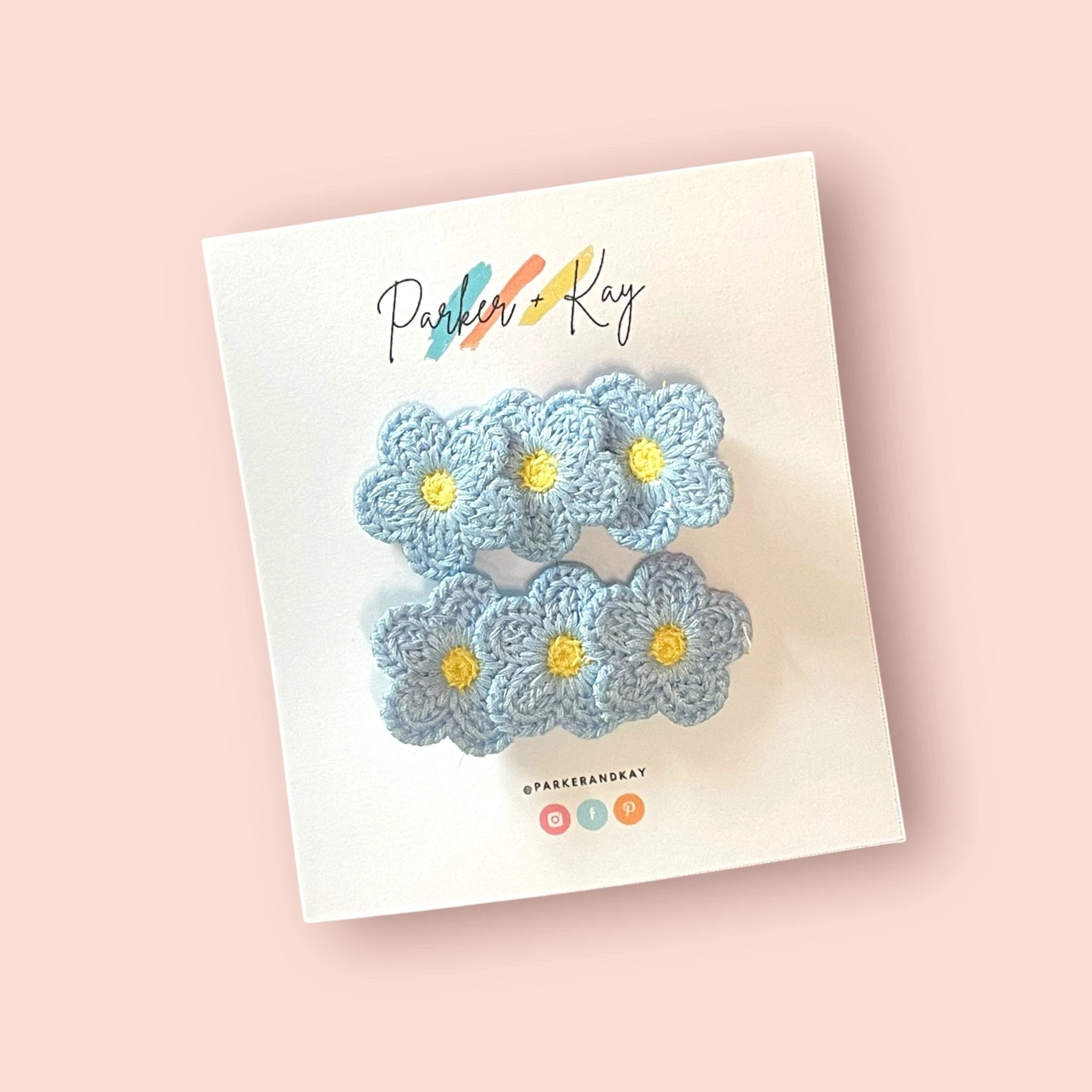 Bright Blooms Hair Clips by Parker + Kay Creative