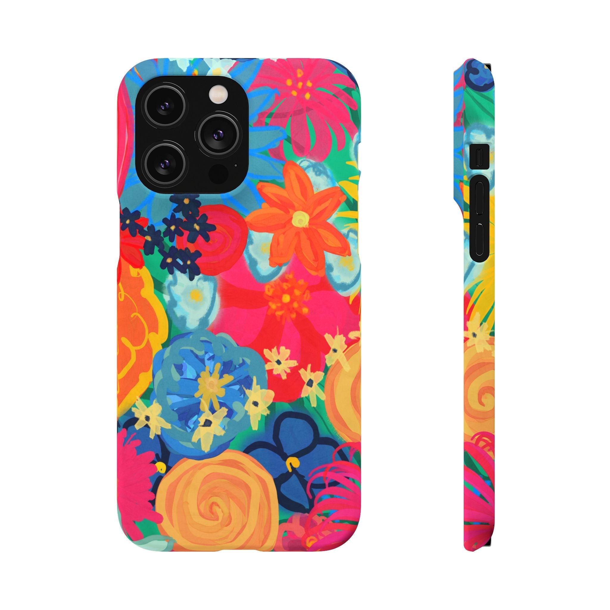 Bespattered Facade Bold Florals Snap Case