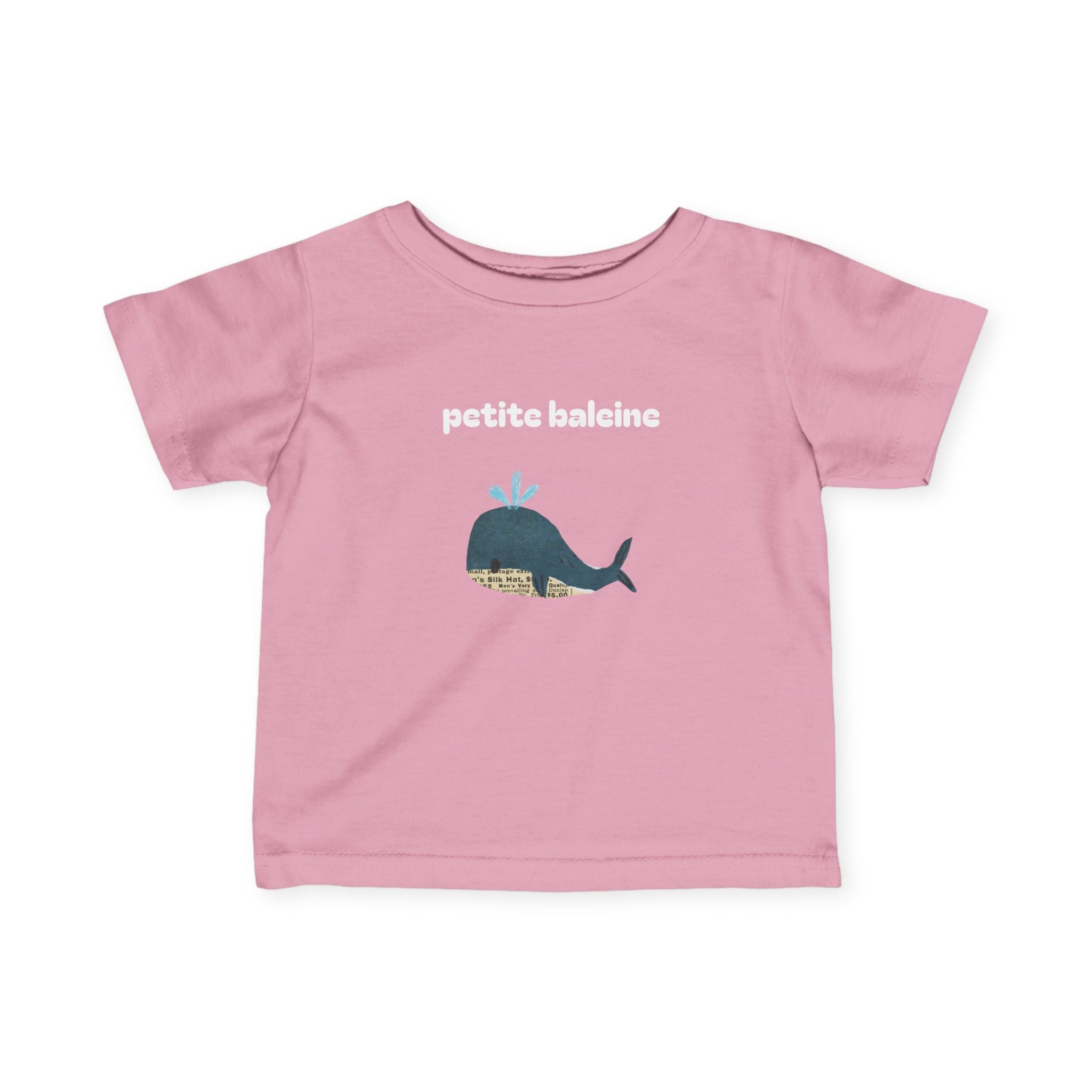Little whale petite baleine Infant toddler Tee