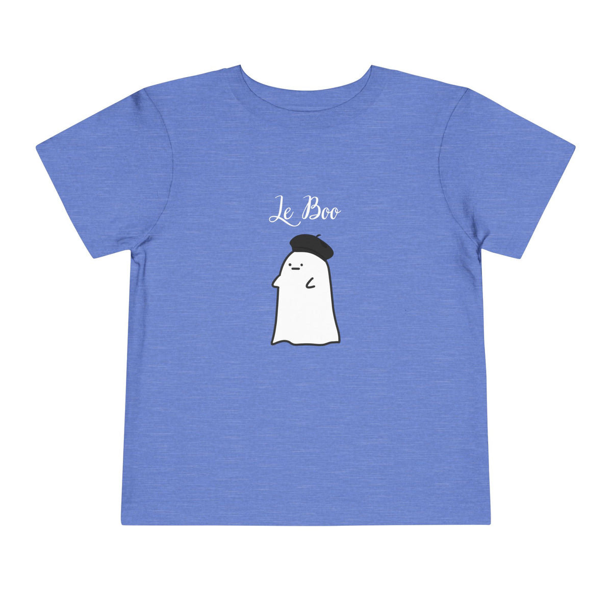Le Boo French Ghost Toddler Tee, Cute Halloween Ghost Graphic Tee