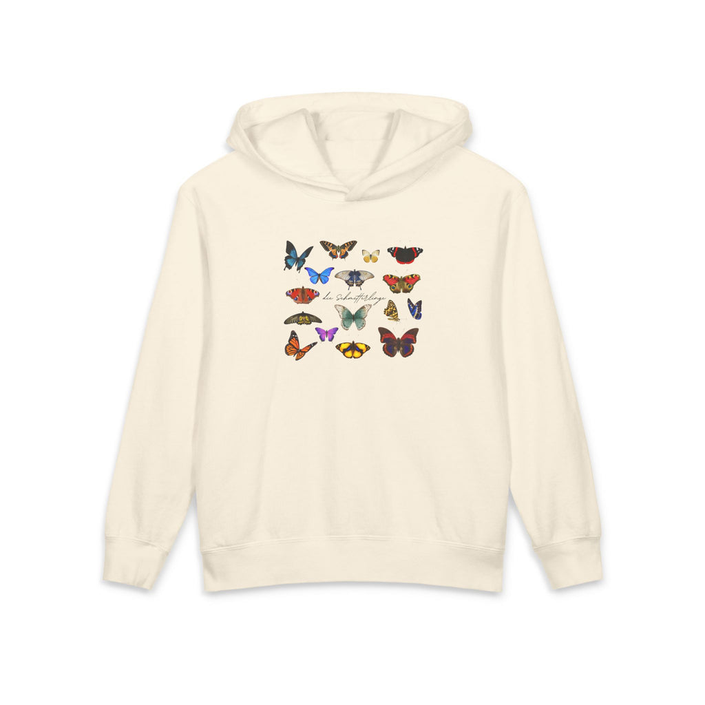 Kids' "die Schmetterlinge" German Hooded Sweatshirt — Lightweight Youth Hoodie
