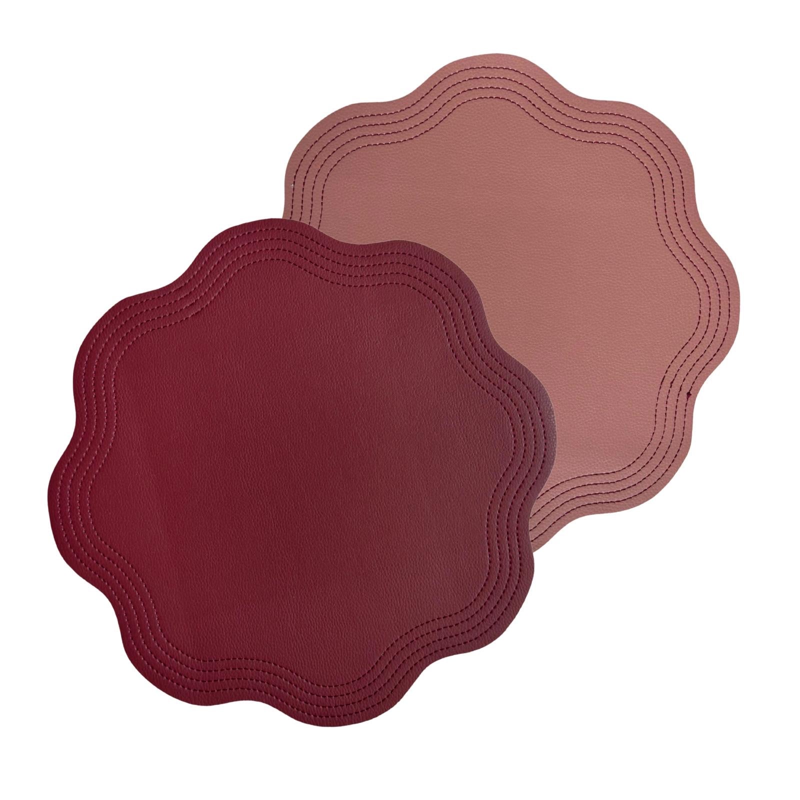 Double Sided Faux Leather Placemat