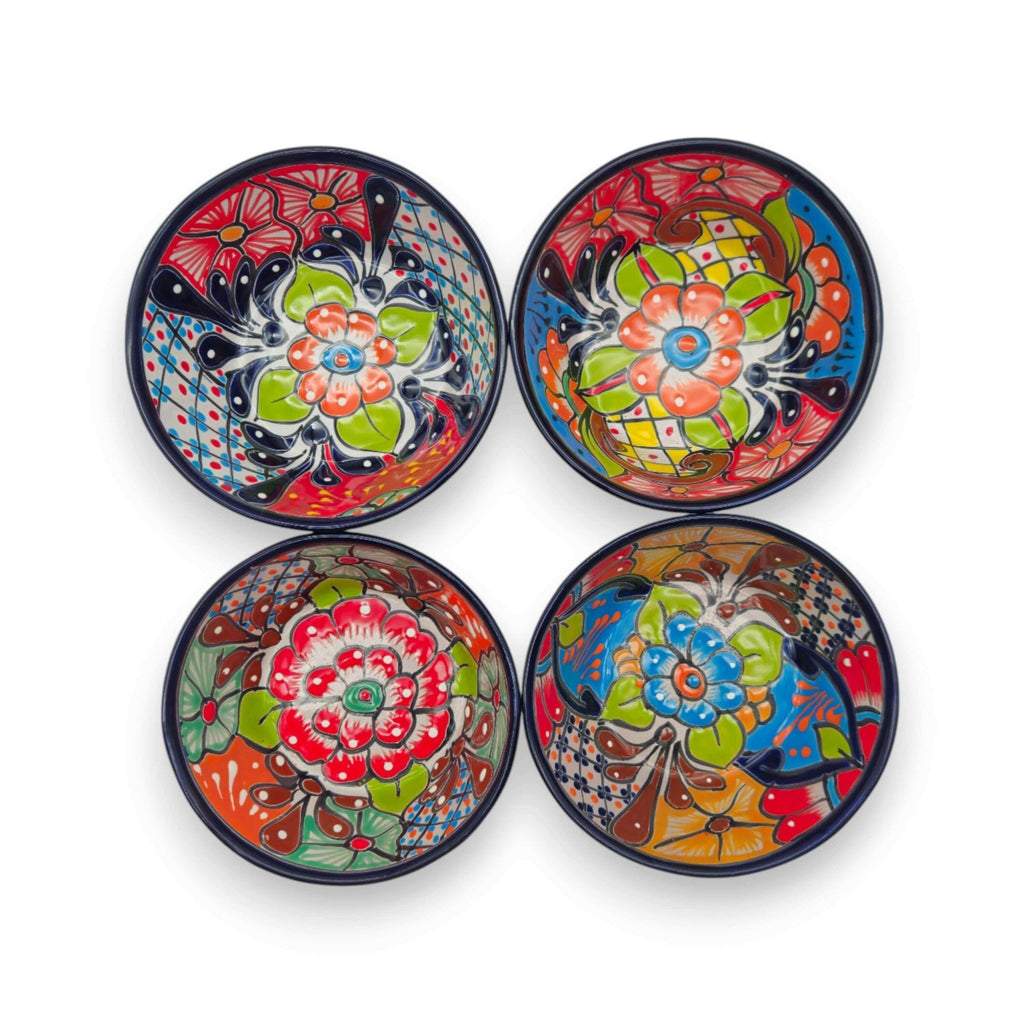 7.5" Talavera Soup Bowl | Handmade Mexican Dinnerware Talavera Bowl La Vie Bien 7.5" Talavera Soup Bowl | Handmade Mexican Dinnerware