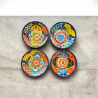 7.5" Talavera Soup Bowl | Handmade Mexican Dinnerware Talavera Bowl La Vie Bien 7.5" Talavera Soup Bowl | Handmade Mexican Dinnerware