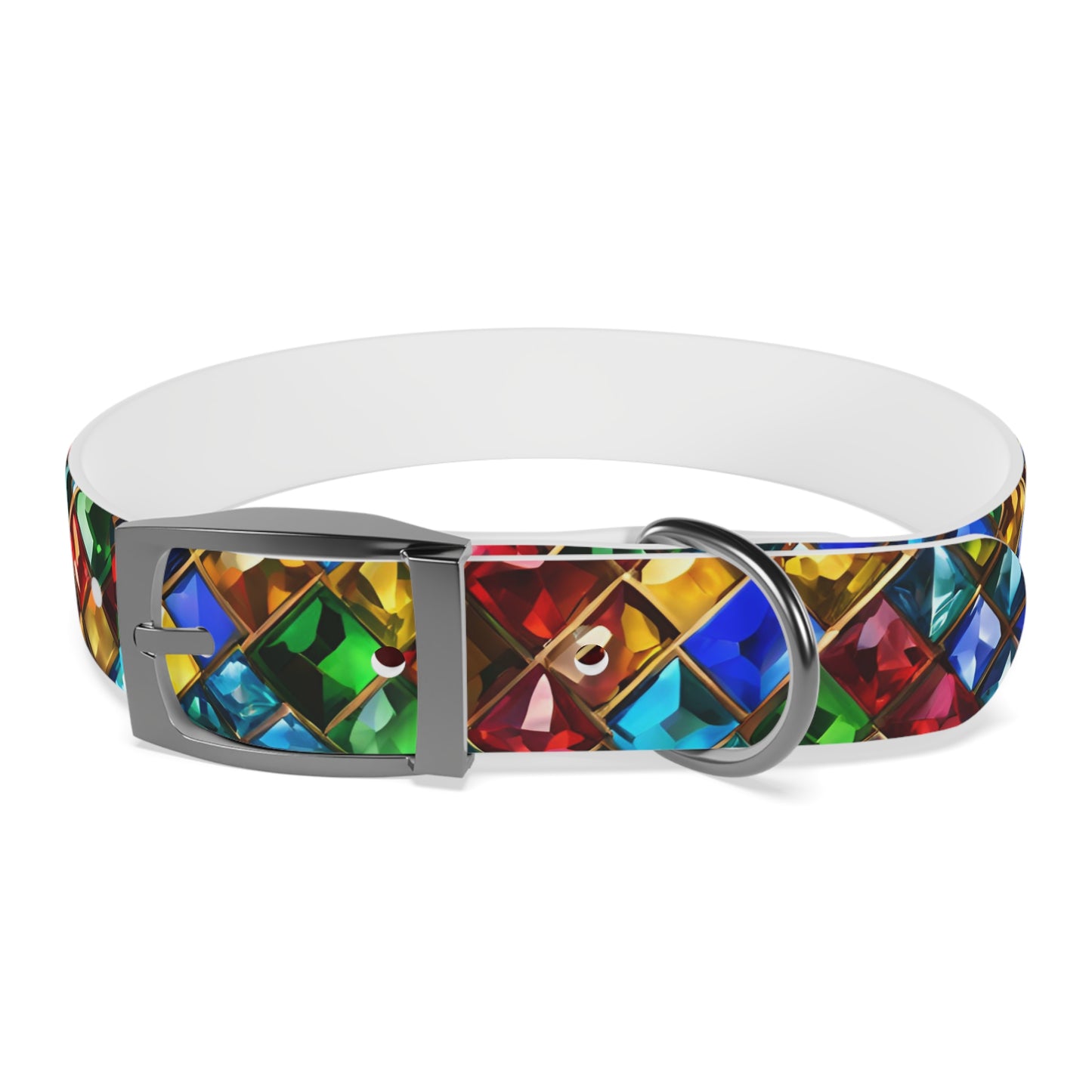 Collier pour chien à imprimé bijou