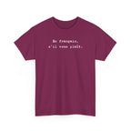 En français s'il vous plaît t-shirt, top for French teacher or French student, Francophone