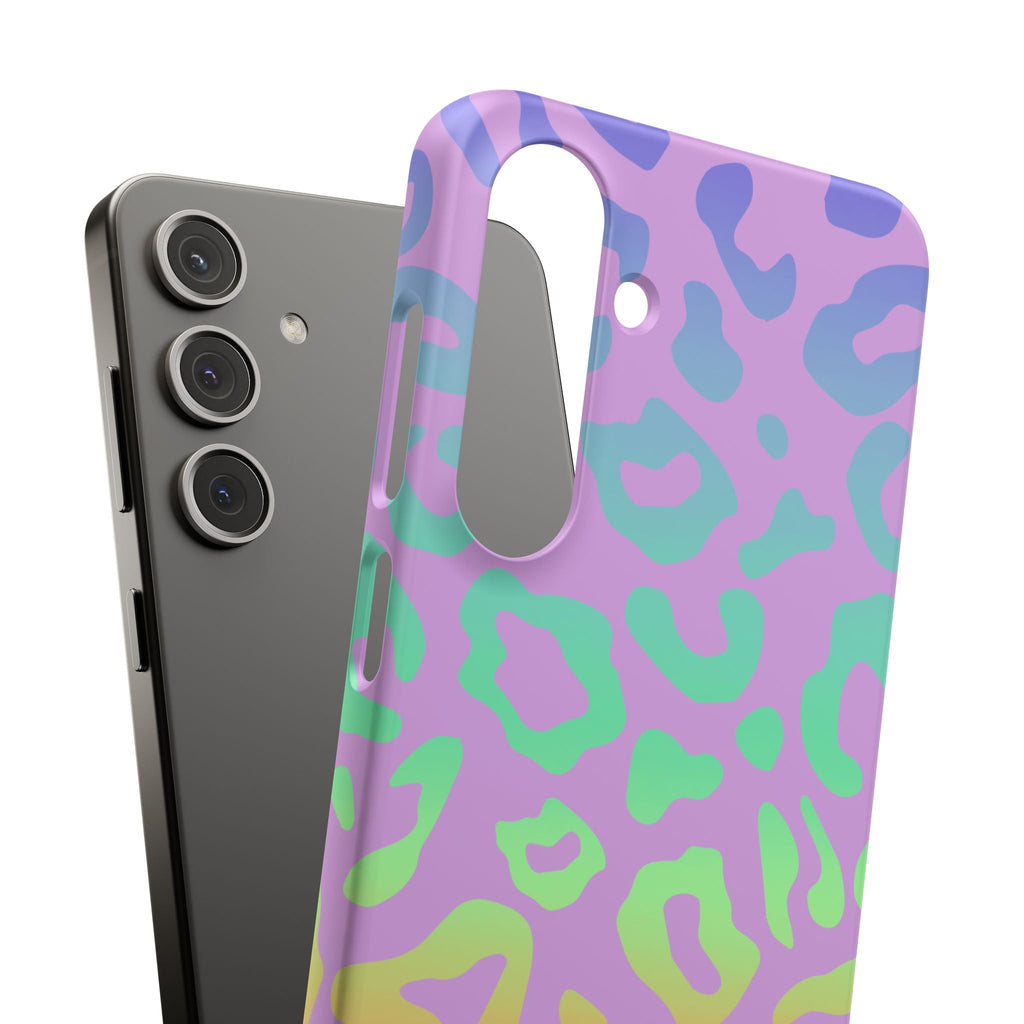 Bespattered Facade Rainbow Leopard Snap Case