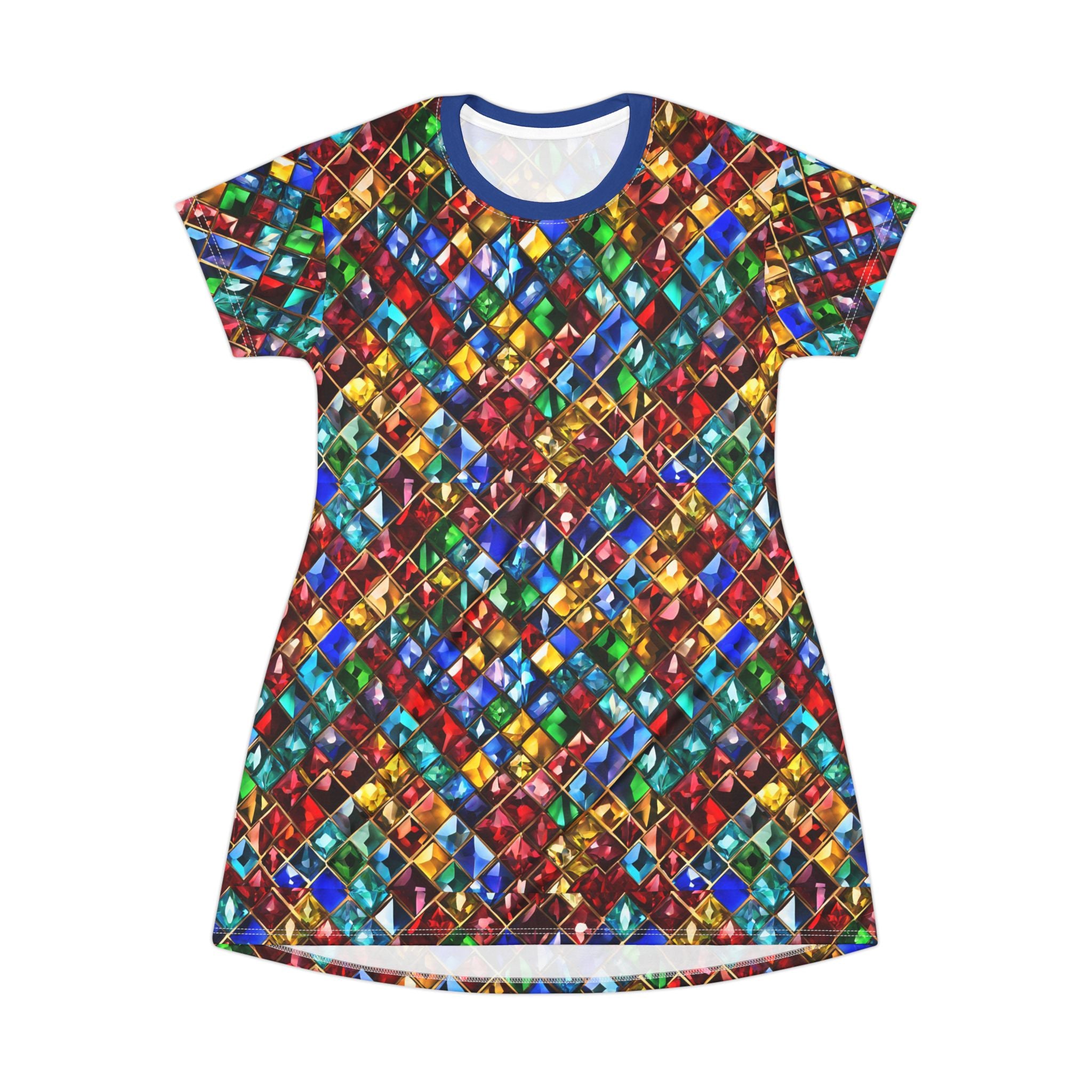 Jewel Print Summer Dress