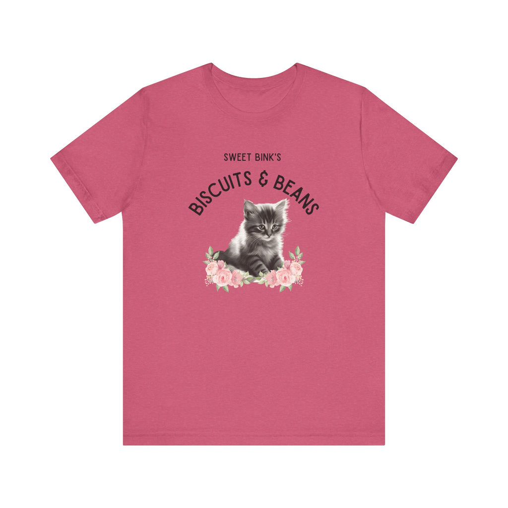 Sweet Bink's Biscuits and Beans cat tee