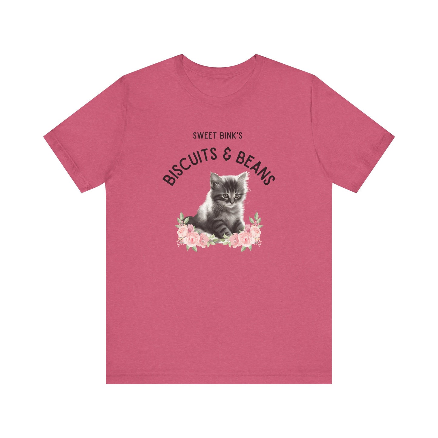 Sweet Bink's Biscuits and Beans cat tee