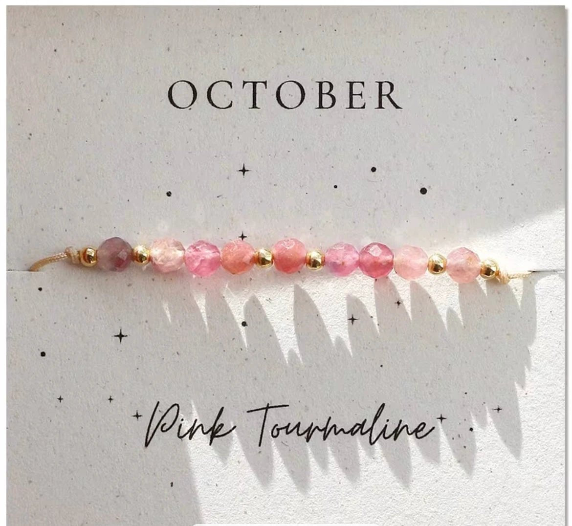 Crystal Birthstone Bracelet by Curated By Suarez