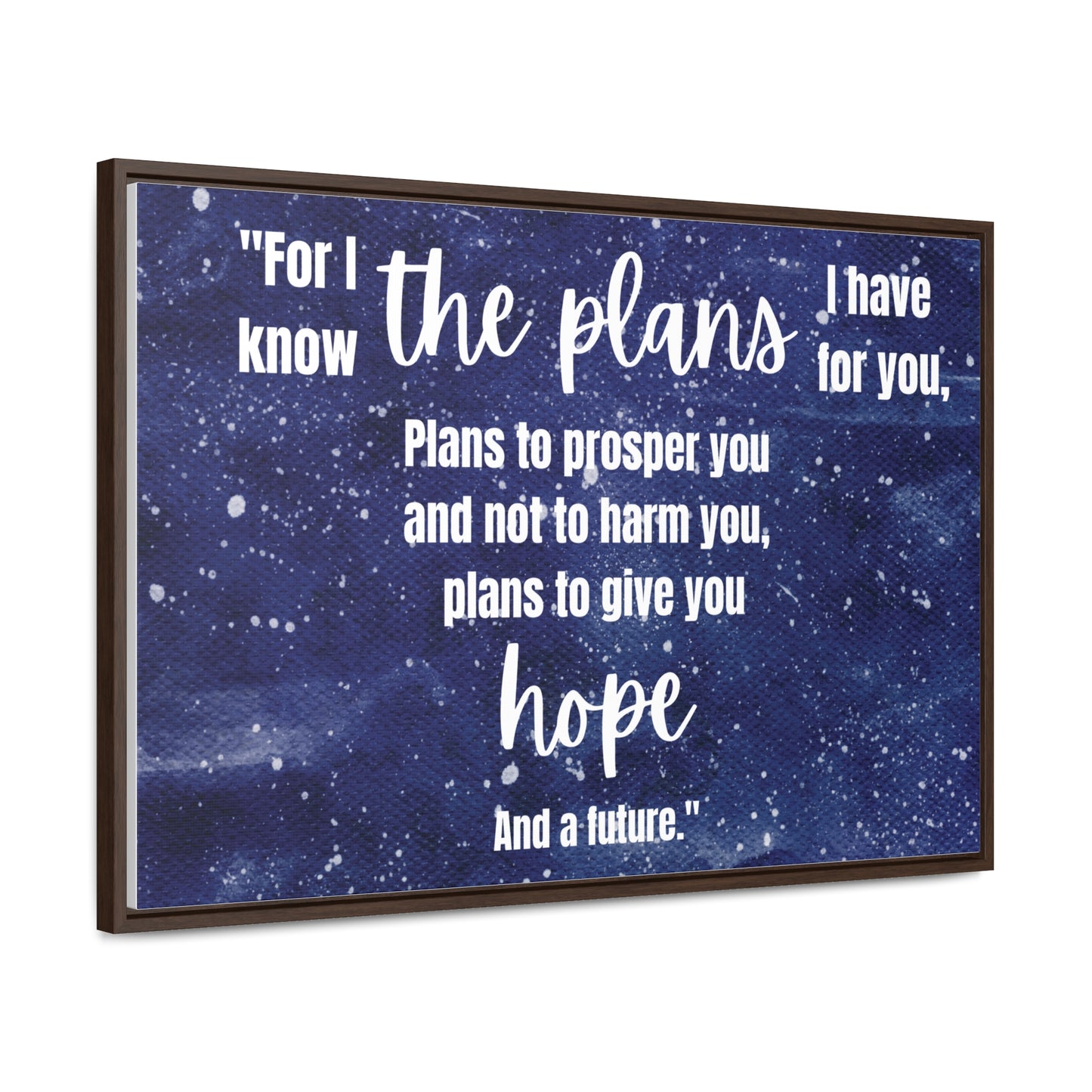 Jeremiah 29 11 bible verse canvas