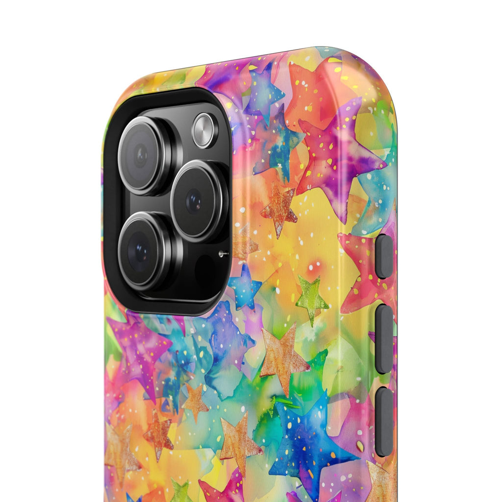 Bespattered Facade Rainbow Stars Impact-Resistant Case