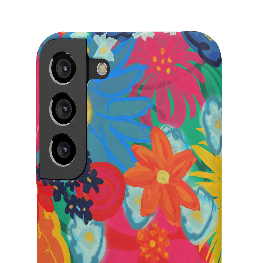 Bespattered Facade Bold Florals Snap Case