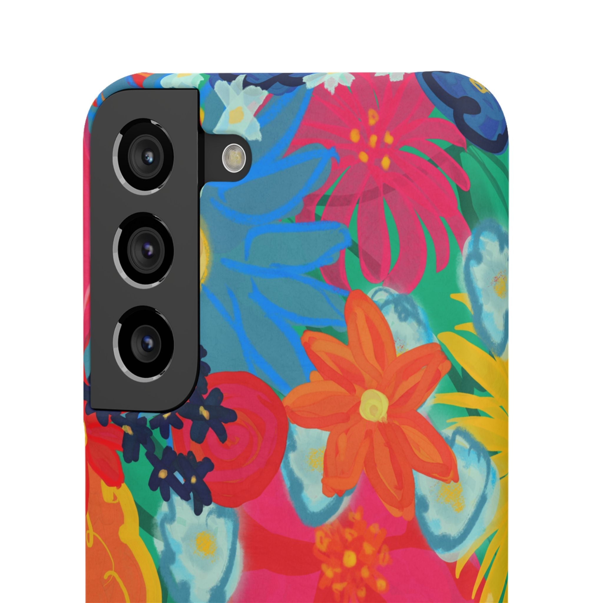 Bespattered Facade Bold Florals Snap Case