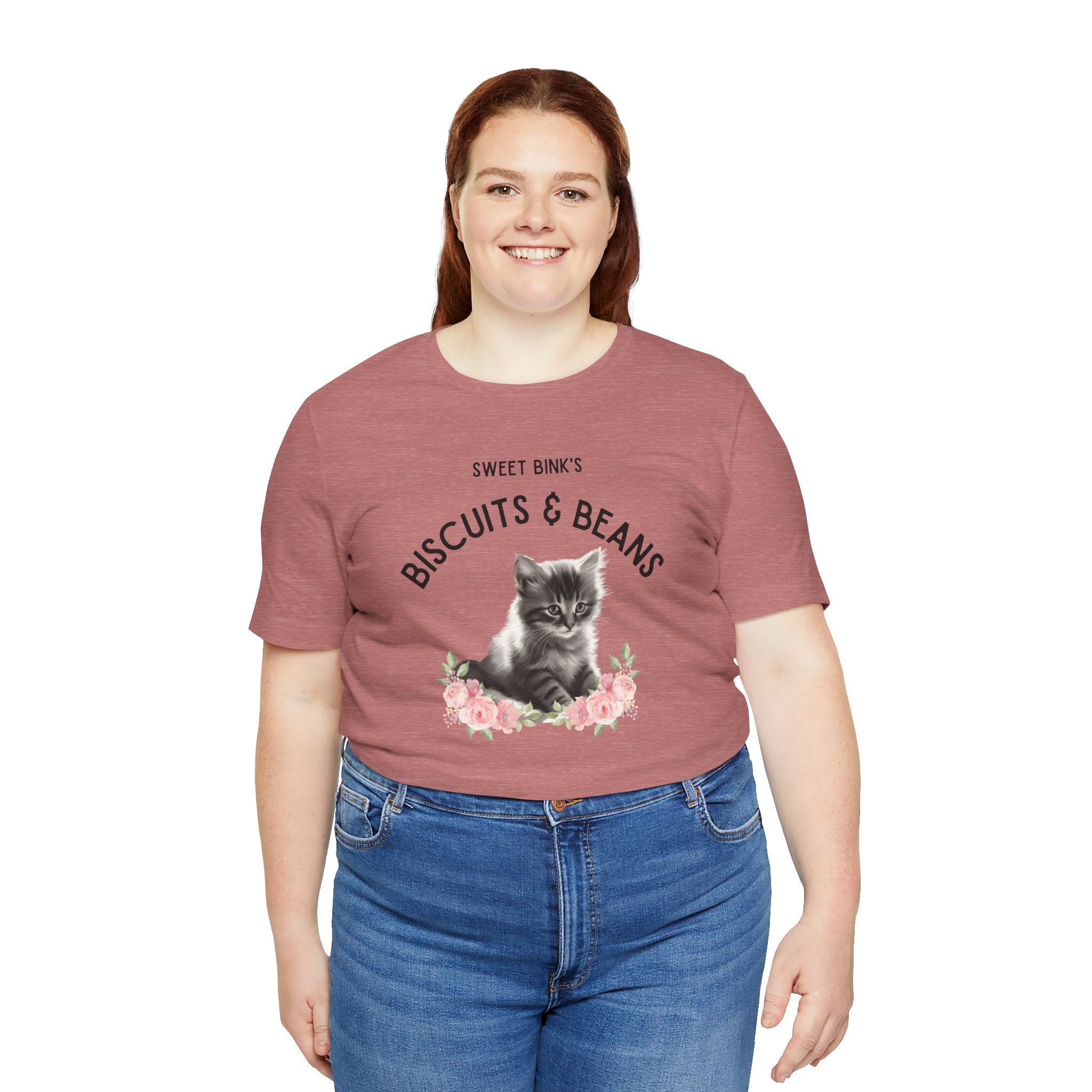 Sweet Bink's Biscuits and Beans cat tee