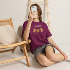 Joyeux French Gingerbread Buddies Tee, French unisex Noel t-shirt