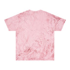 Francophone circular tye-dye tee shirt, retro unisex t-shirt for French language speakers