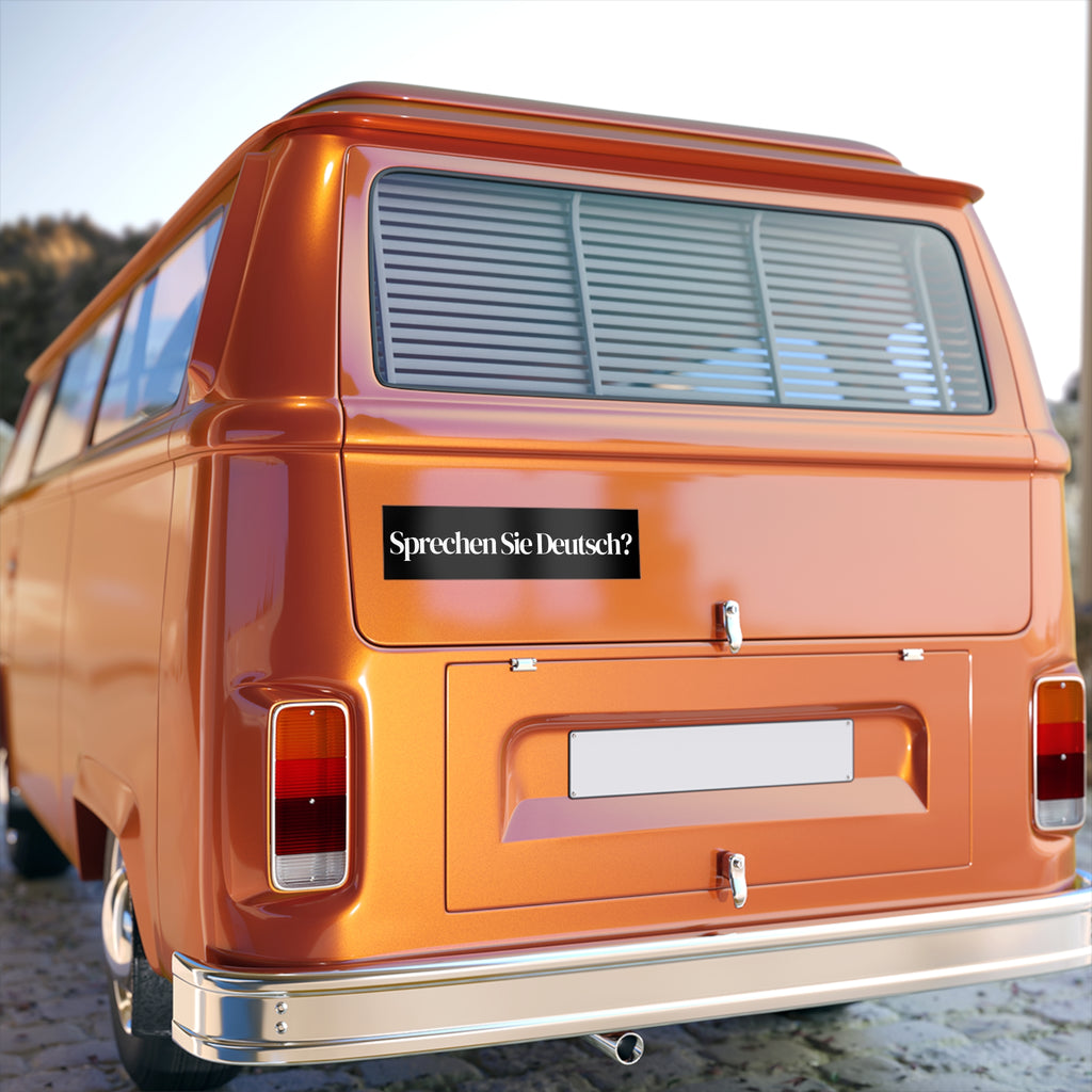 Sprechen Sie Deutsch? German Language Bumper Stickers - La Vie Bien - Accessories for car - Bumper sticker German