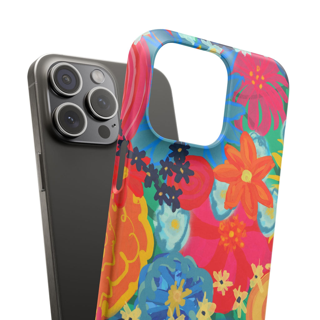 Bespattered Facade Bold Florals Snap Case