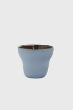 Handmade Porcelain Coffee Cup - Forget-me-Not small