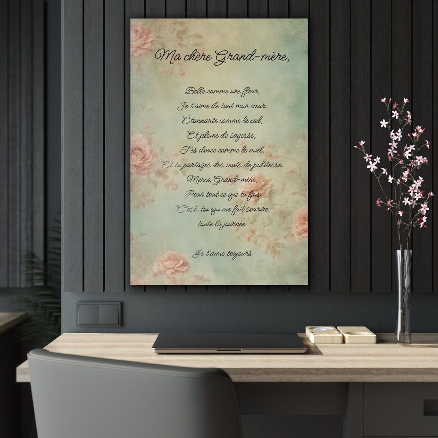 My dear grandmother (Ma Chere Grand-Mere) French Acrylic Print