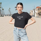 Auf Deutsch, bitte women's flowy cropped Tee