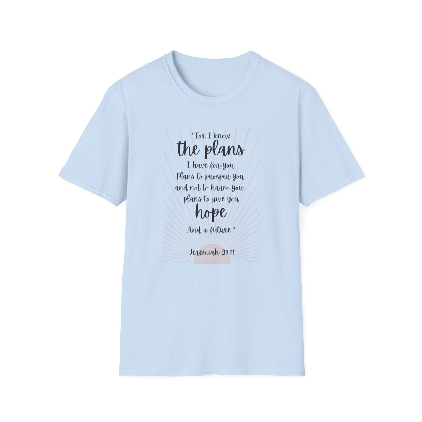 Jeremiah 29 11 Bible Verse T-Shirt